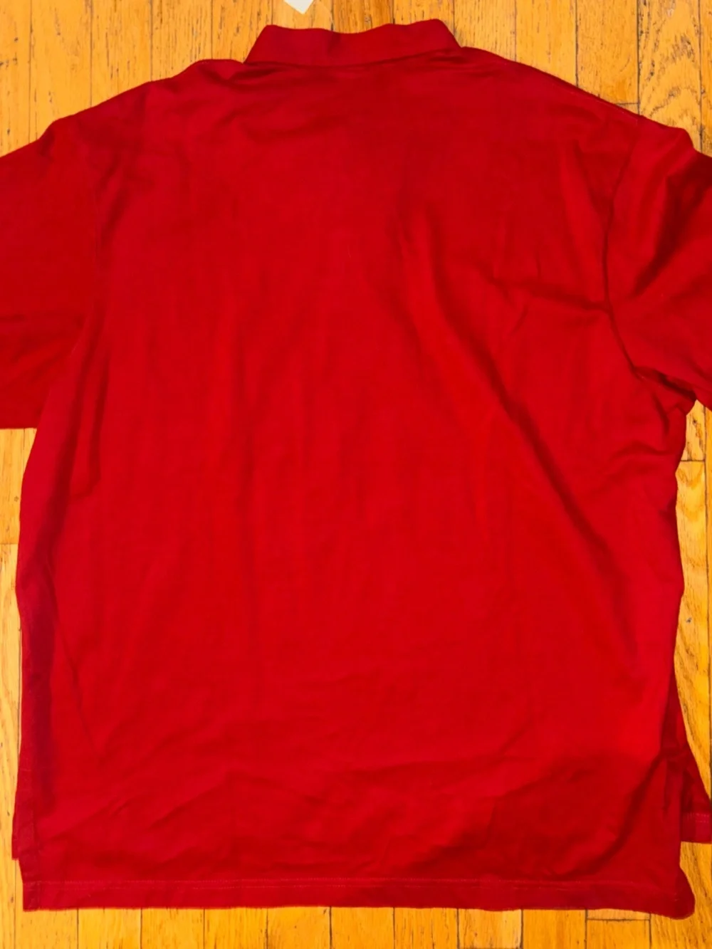 Polo Ralph Lauren Men’s NWT Long Sleeve Piqué Polo Shirt - Red - Large